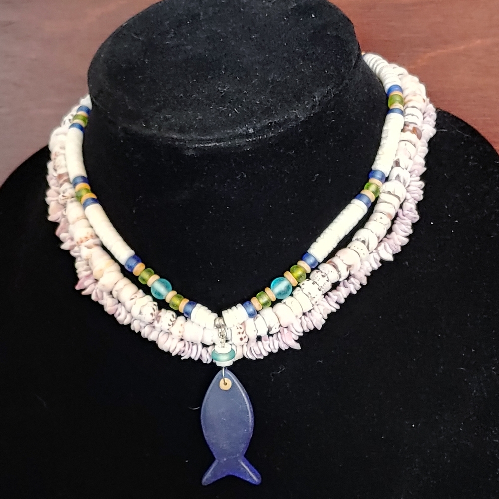 Shell necklaces